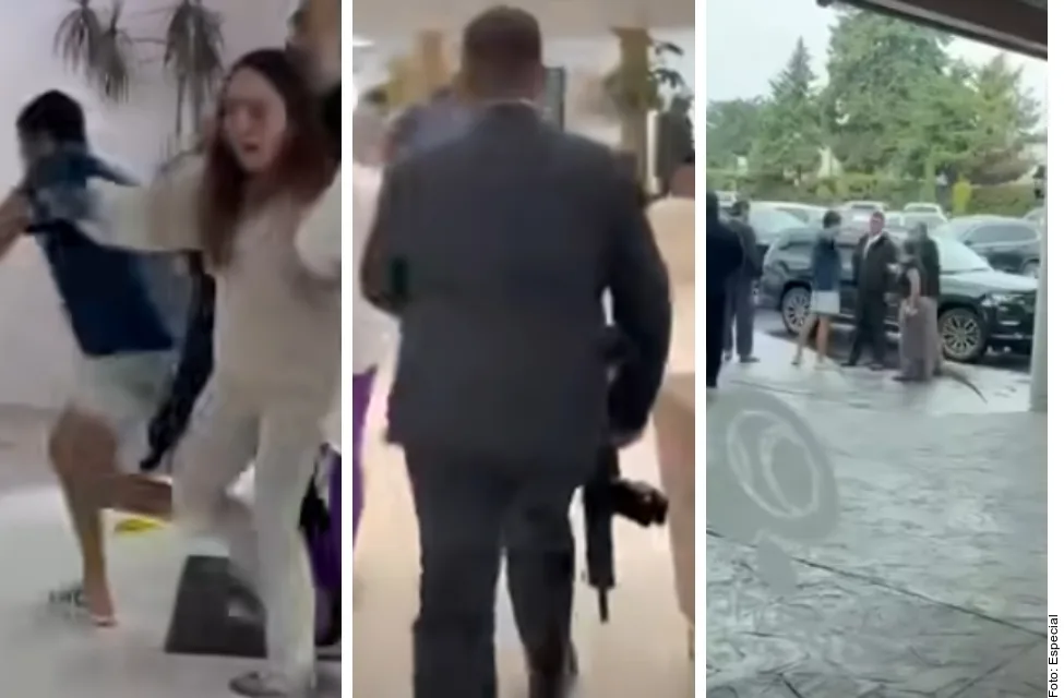 Alcalde de Metepec ingresa con hombres armados a club deportivo y genera confrontación