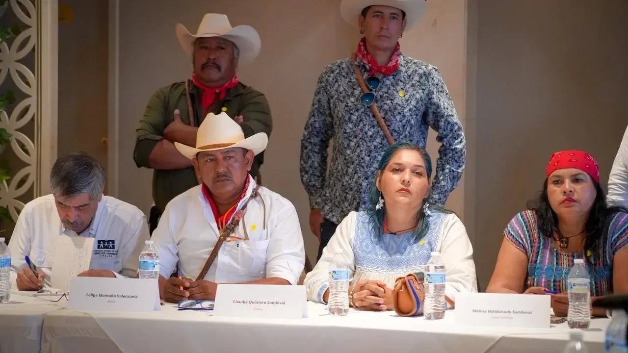 Alicia Bárcena inicia diálogo con comunidades indígenas en Los Mochis por proyecto en la bahía