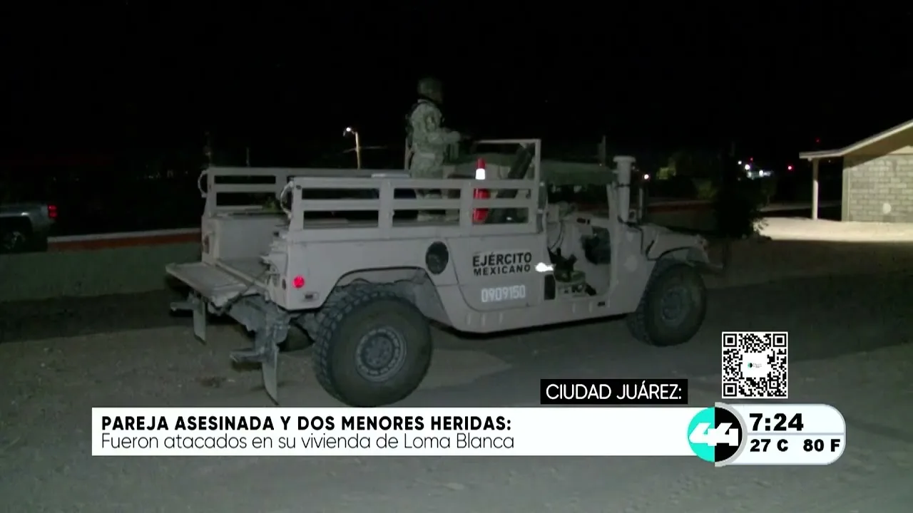 Ataque armado en Loma Blanca deja dos adultos muertos y dos menores heridas