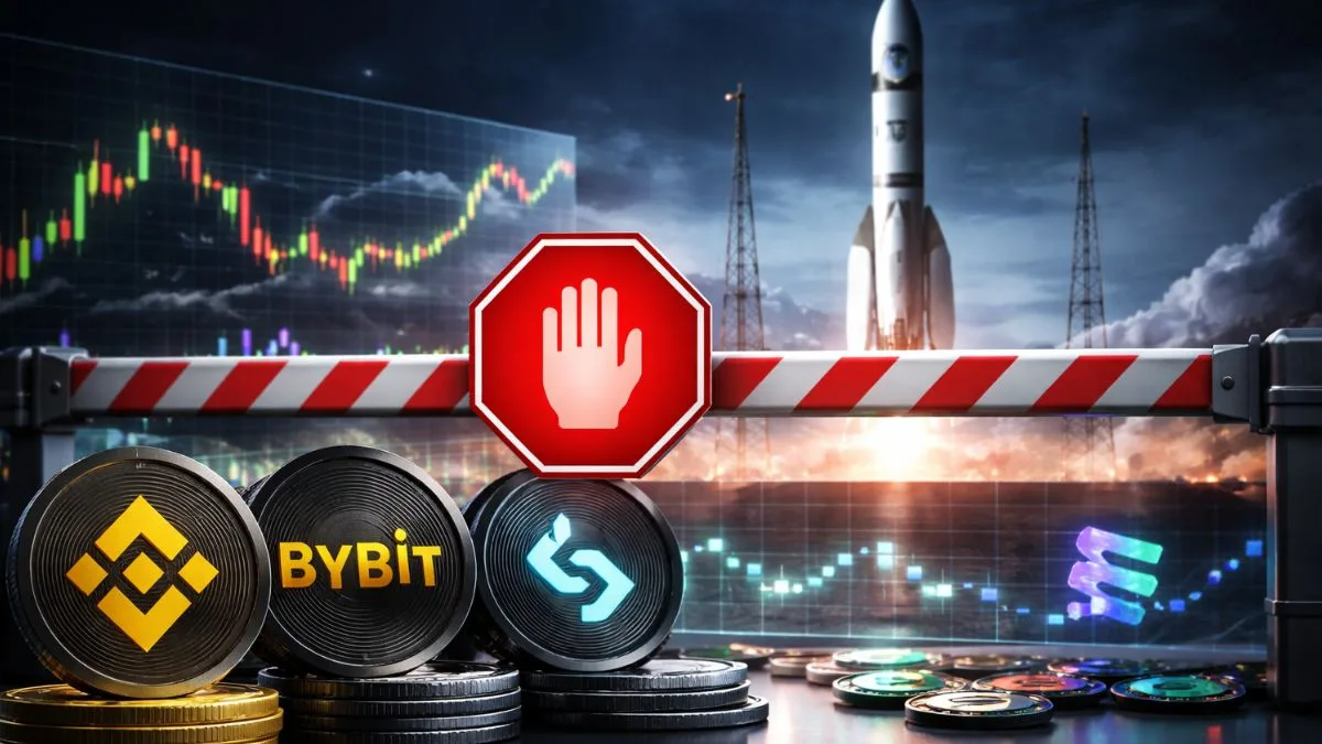 Binance, Bybit y Bitget suspenden oferta de acciones tokenizadas de SpaceX en Solana