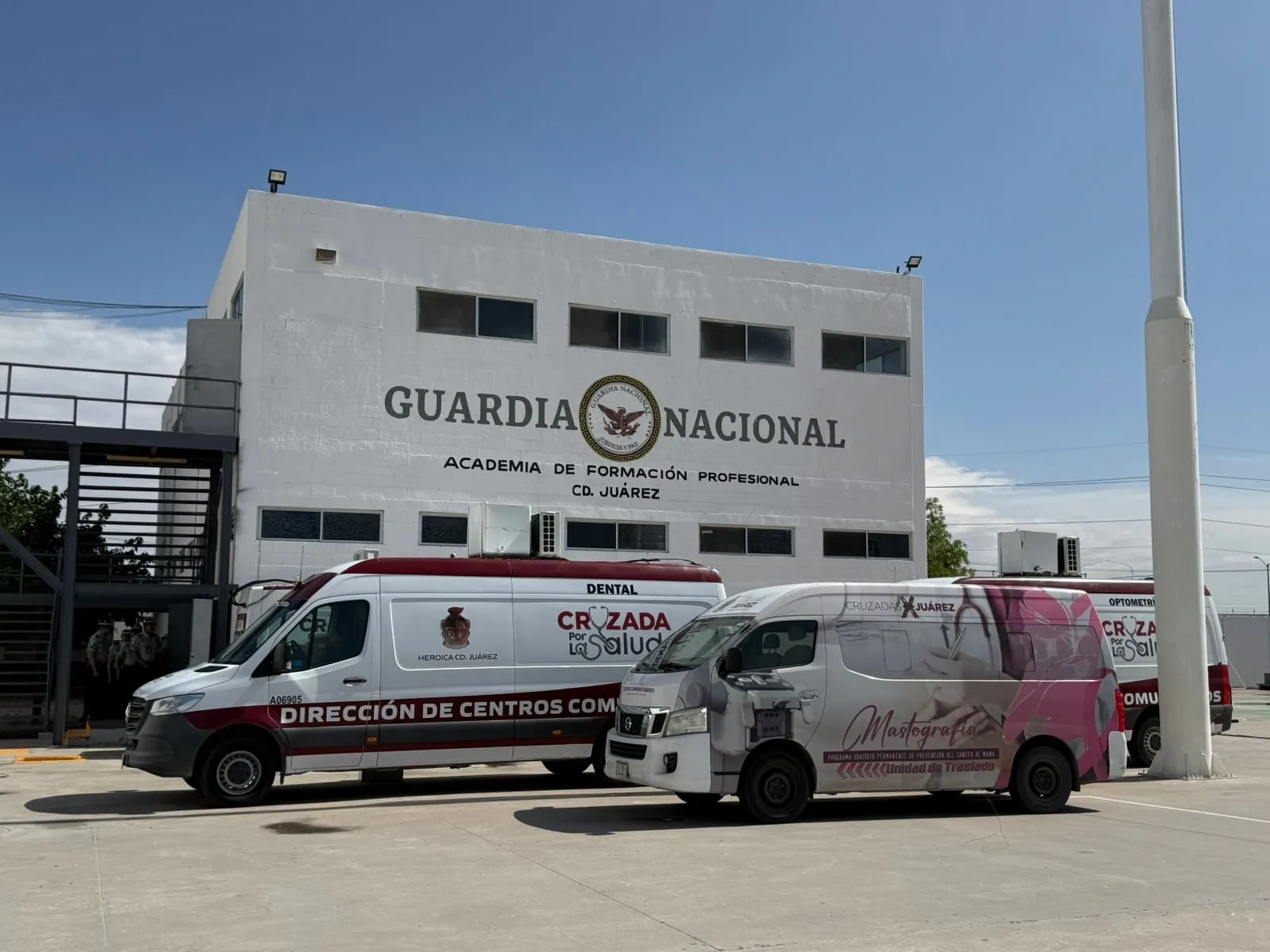 Brigada “Médico a tu Puerta” atendió a personal y familias en la Guardia Nacional