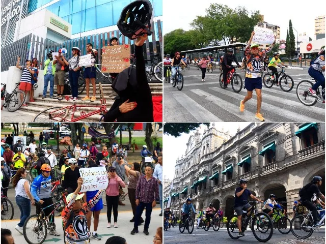 Ciclistas exigen justicia y medidas contra la inseguridad tras asesinato en Puebla