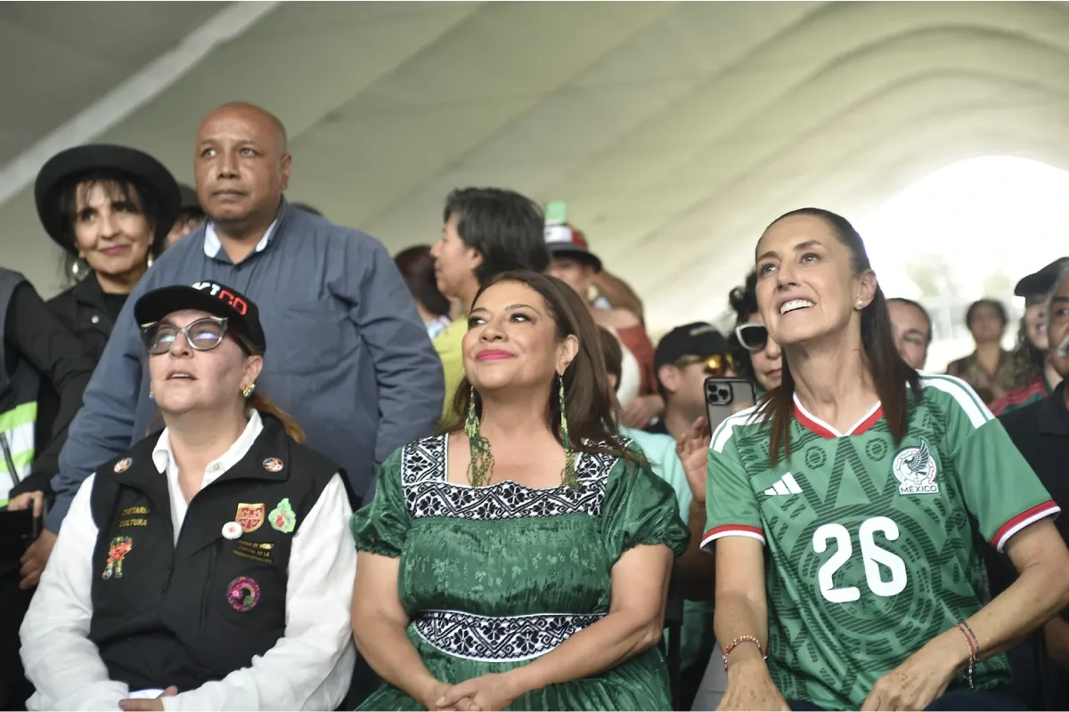 Claudia Sheinbaum y Clara Brugada presencian inauguración del Mundial 2026 en Gustavo A. Madero