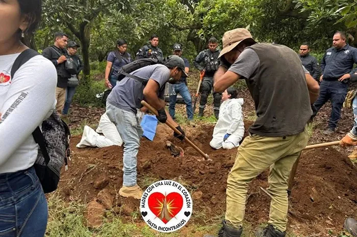 Colectivo de Madres Buscadoras encuentra restos humanos en fosas clandestinas de Uruapan