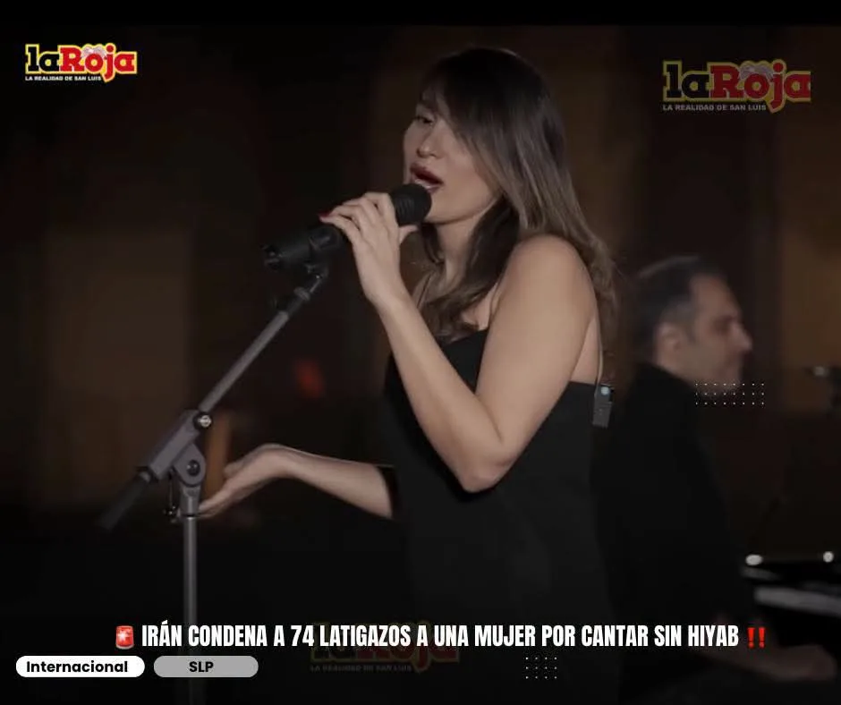 Condenan a cantante iraní a 74 latigazos por actuar sin hiyab y prohíben su salida del país