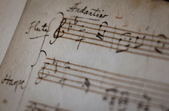 Descubren manuscrito inédito de Mozart en una biblioteca de París
