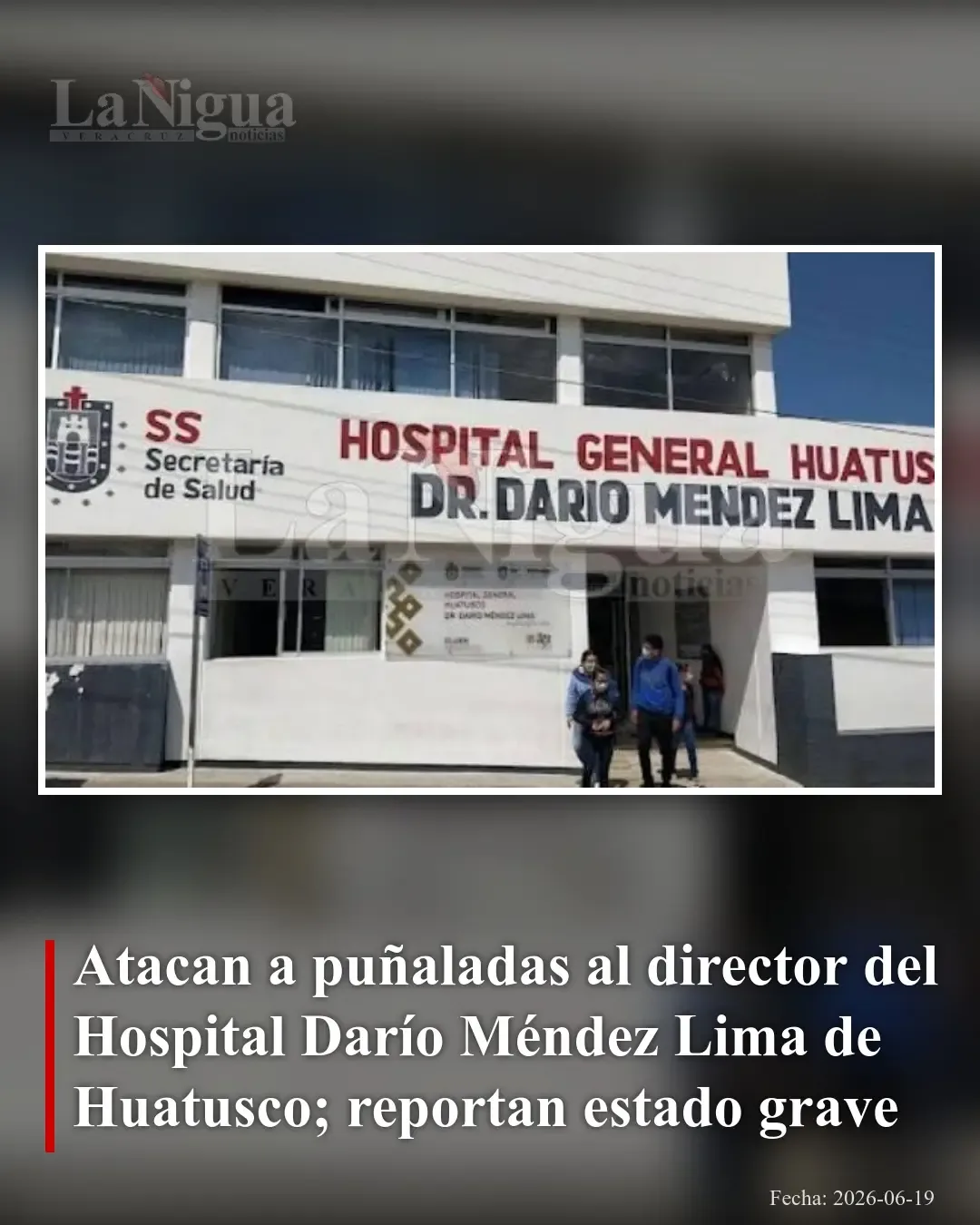 Director del Hospital Darío Méndez Lima fue atacado a puñaladas en su domicilio