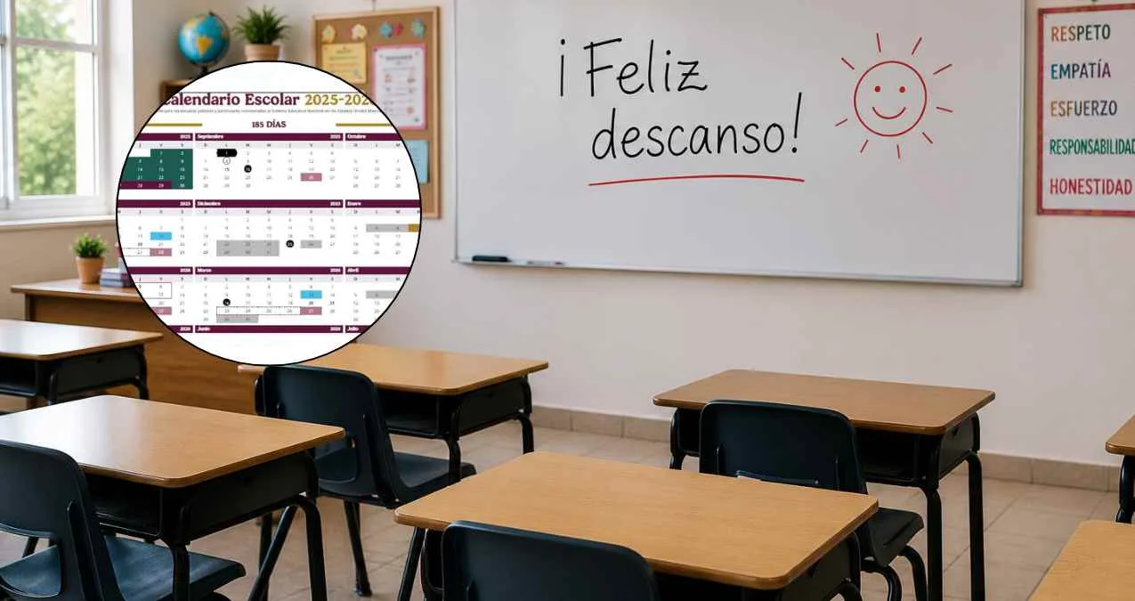 Dos fines de semana largos previos a las vacaciones marcan cierre del ciclo escolar 2025-2026