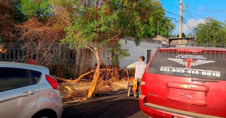 Encuentran sin vida a un hombre mayor en el patio de su casa en Reynosa