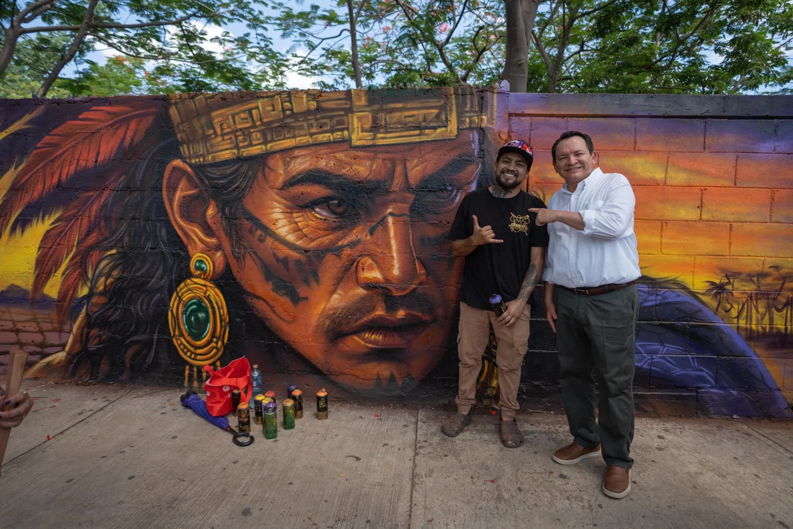 Exposición “Pok ta pok” usa arte urbano para promover la cultura y prevenir la violencia en Mérida