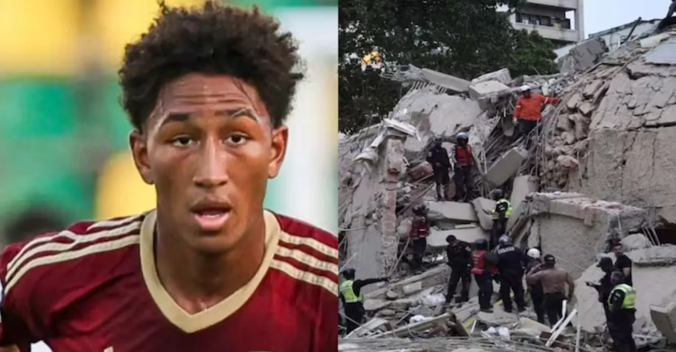 Fallece Yimvert Berroterán, promesa del fútbol venezolano, tras terremoto en La Guaira