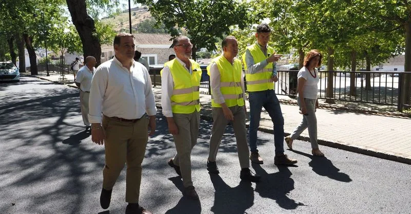 Finalizan las obras de renovación de la carretera HU-8105 en Aracena