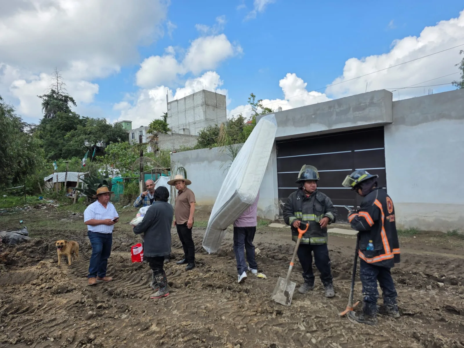 Gobierno de Amozoc responde a daños tras intensas lluvias en San Salvador Chachapa