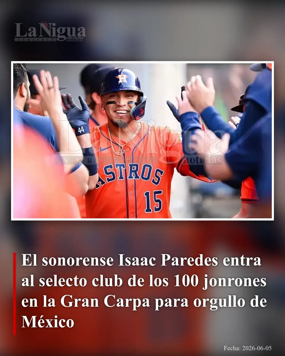 Isaac Paredes alcanza 100 jonrones en Grandes Ligas y se une a un exclusivo grupo mexicano