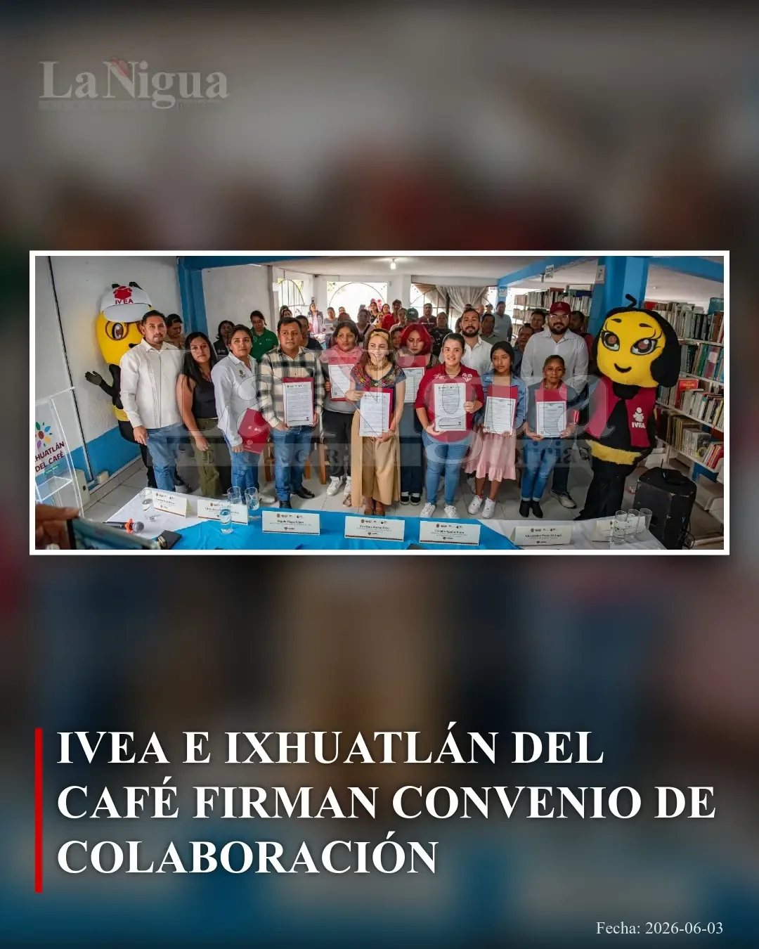 IVEA y Ayuntamiento de Ixhuatlán del Café acuerdan impulsar la educación para adultos