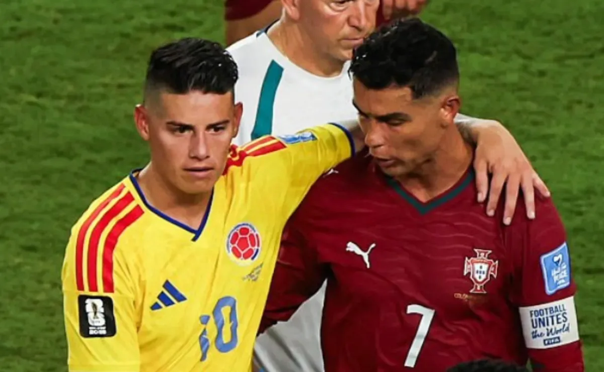 James Rodríguez cedió el saque a Cristiano Ronaldo y Portugal aprovechó la jugada en el Mundial