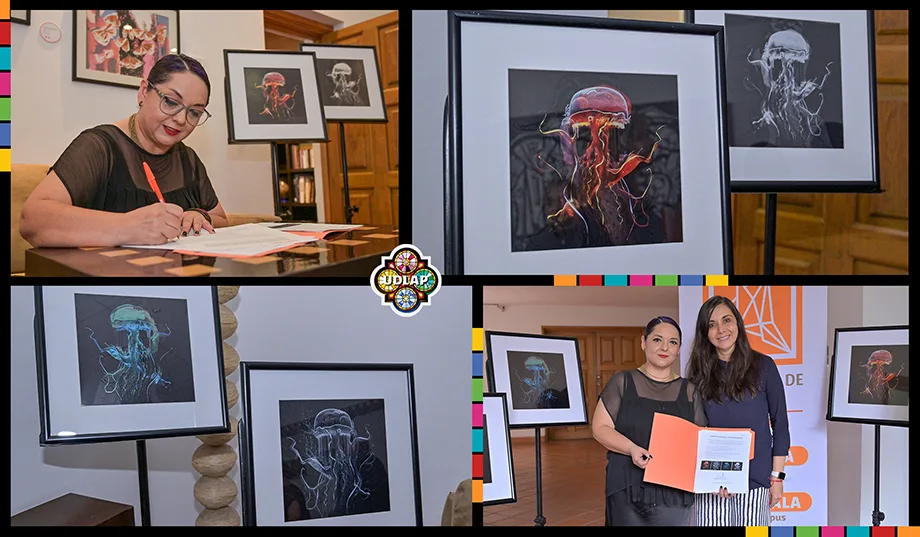 La carpeta artística “IMMORTALIS” de Selene Lazcarro ingresa a la Colección de Arte UDLAP
