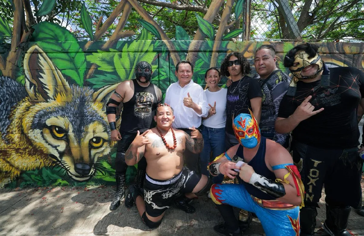 La Secundaria Técnica 24 de Mérida se transforma en un espacio de arte urbano y cultura comunitaria