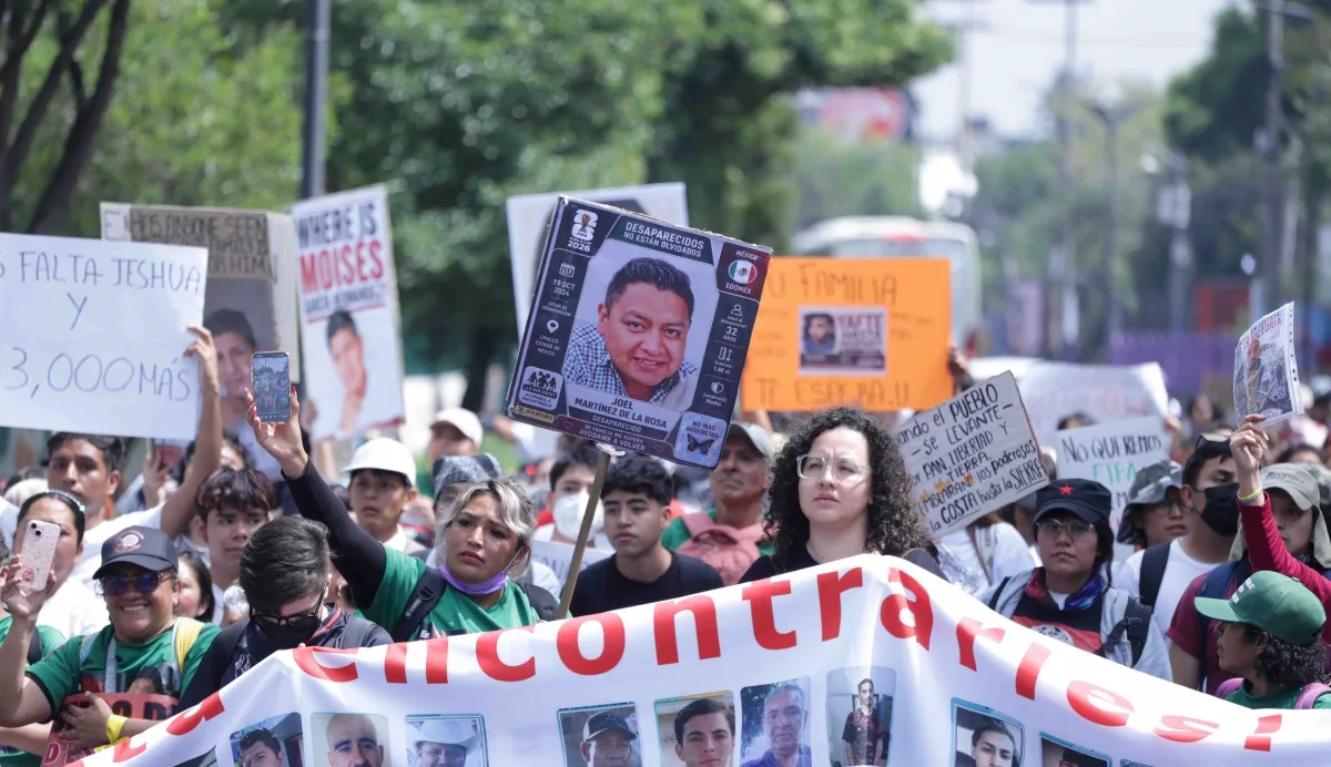 Madres buscadoras denuncian crisis de desapariciones durante inauguración del Mundial en México