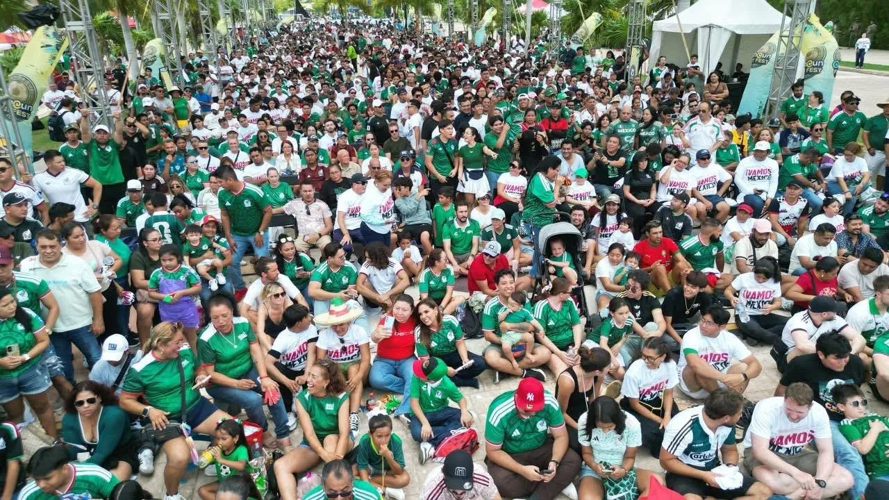 Malecón Tajamar congrega a miles para ver la inauguración del Mundial y actividades paralelas