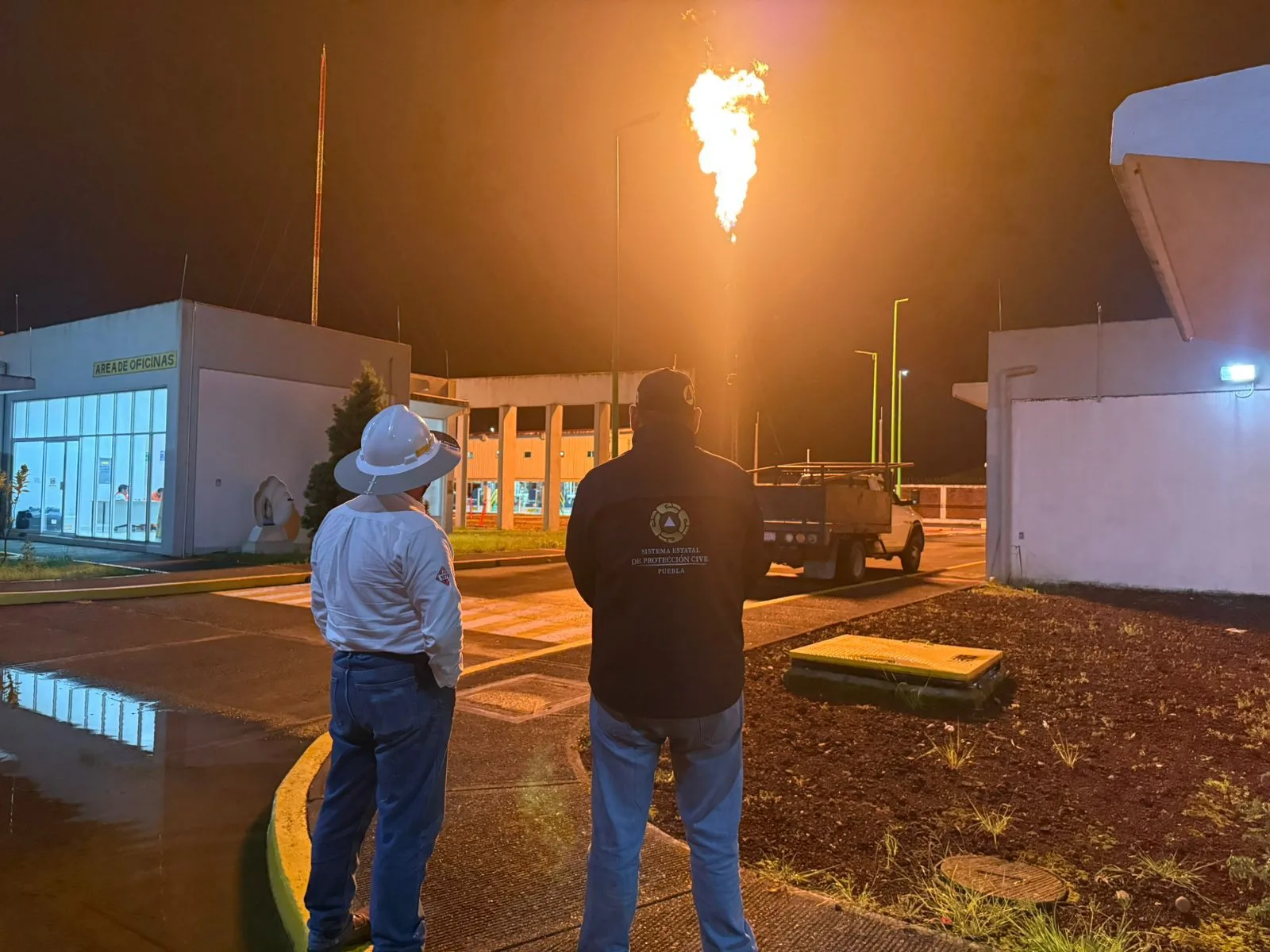 Mantenimiento seguro en gasoducto de Xicotepec con quema controlada de Gas LP