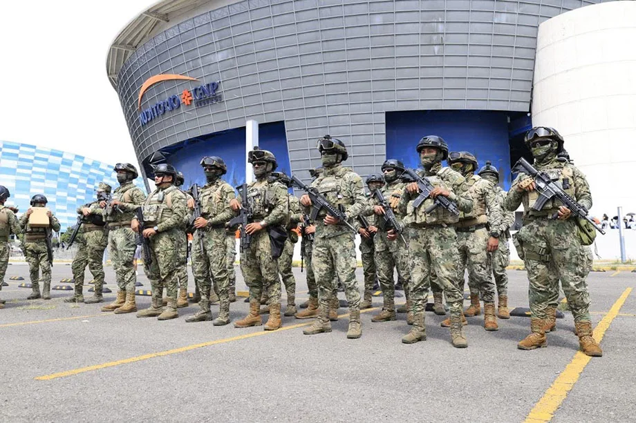 Más de 1,700 elementos garantizan seguridad en el partido Perú vs España en estadio Cuauhtémoc