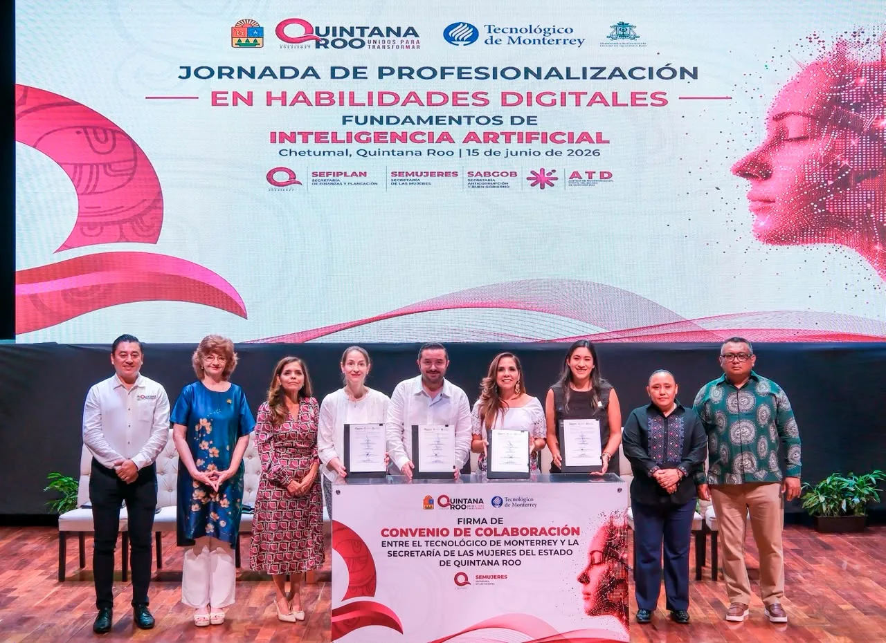 Más de 500 funcionarios de Quintana Roo se capacitan en inteligencia artificial