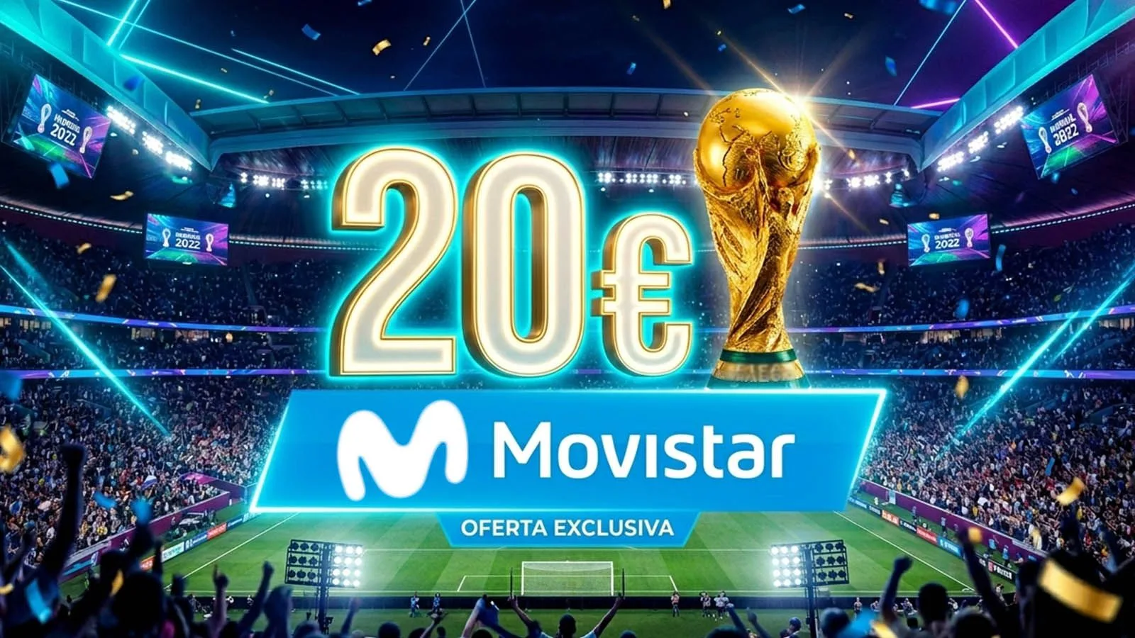 Movistar cierra hoy su oferta exclusiva para ver todo el Mundial 2026 por 20 euros