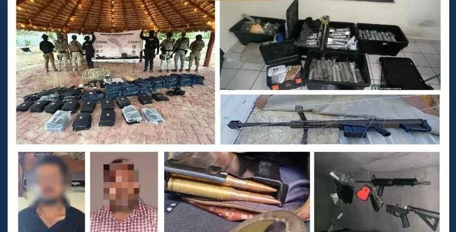 Operativos en Los Cabos dejan detenidos, armas, explosivos y un tigre asegurado