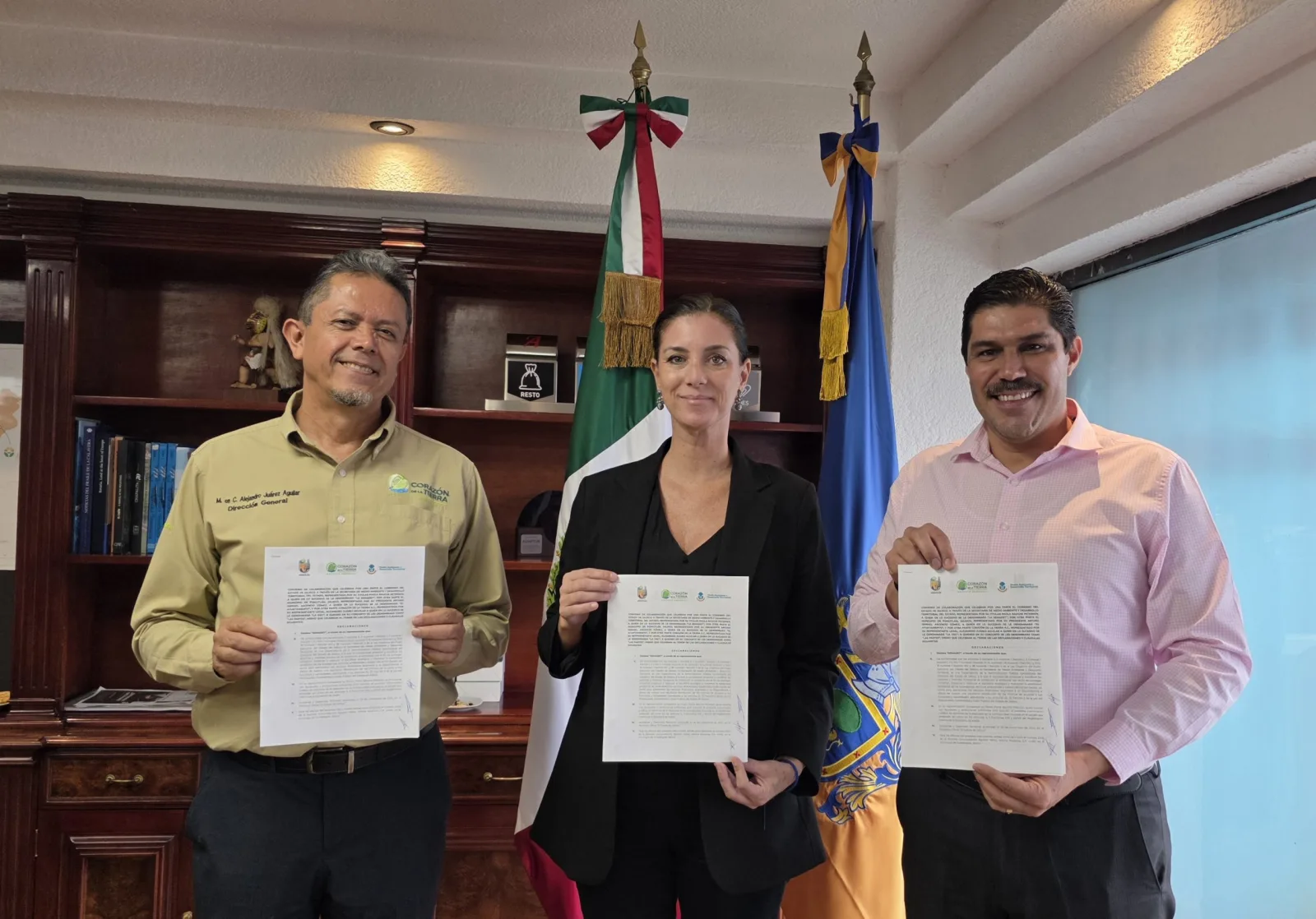Poncitlán cede terreno para instalar humedal artificial de tratamiento de aguas residuales