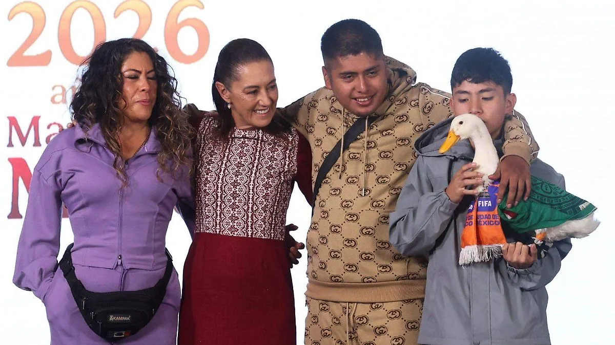 Registran la marca del pato Merlín tras su aparición en conferencia de Sheinbaum