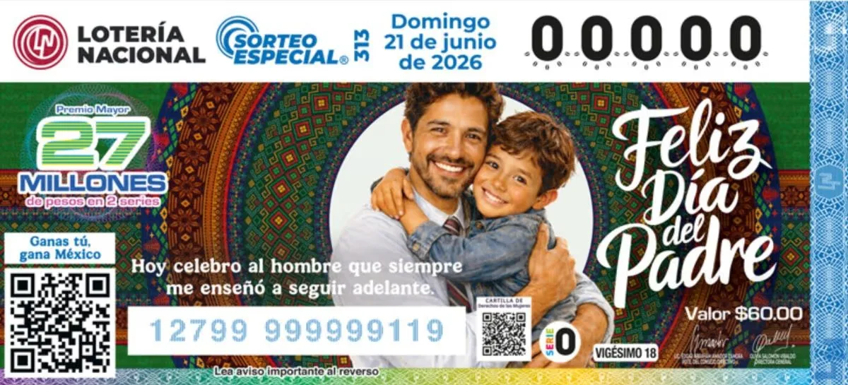 Resultados del Sorteo Especial 313 de la Lotería Nacional con premio mayor de 27 millones