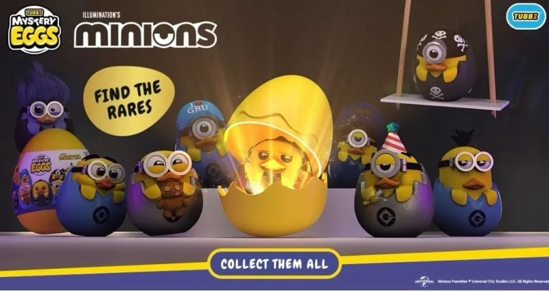 Rubber Road lanza figuras sorpresa de Minions con edición coleccionable y rarezas