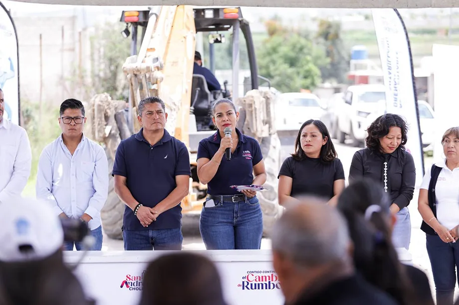 San Andrés Cholula amplía red de drenaje sanitario en San Antonio Cacalotepec