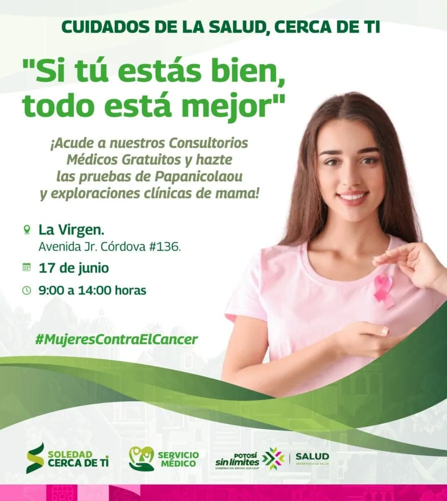 Soledad lanza campaña con pruebas gratuitas para detección temprana del cáncer de mama