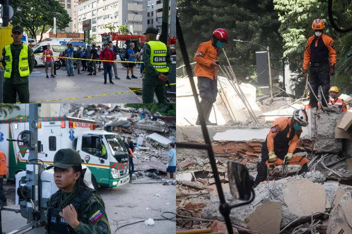 Suben a 188 los muertos tras fuertes terremotos que devastaron La Guaira en Venezuela