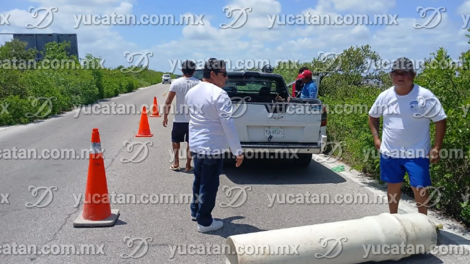 Trabajos del Tren Maya interrumpen el suministro de agua en Progreso y sus comisarías