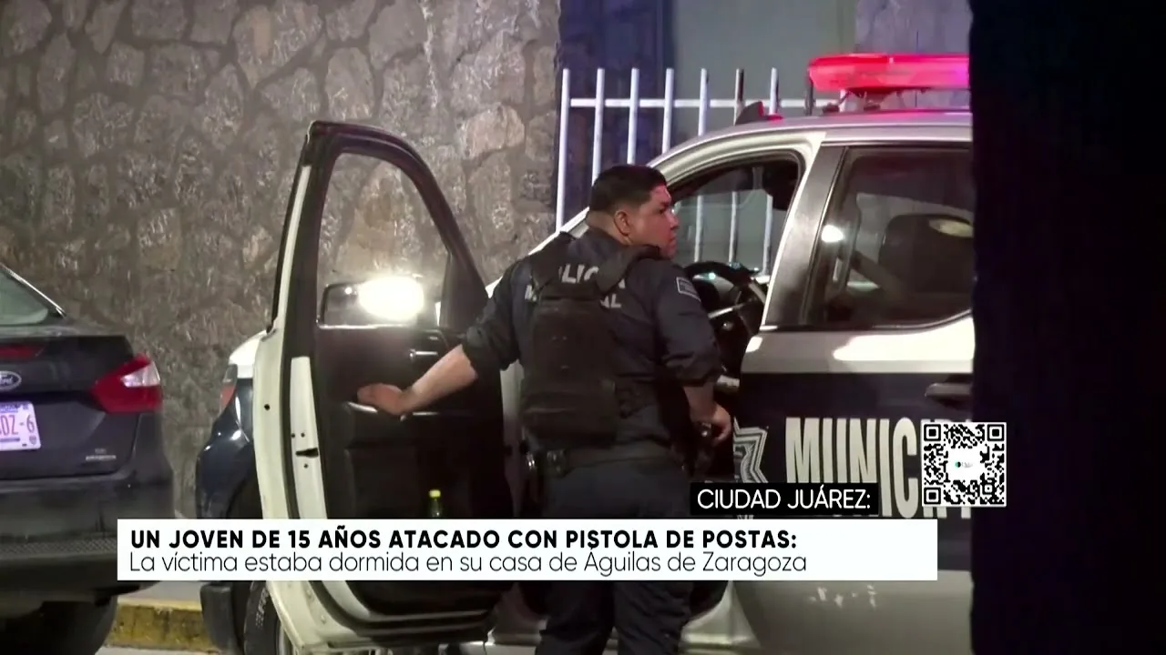 Adolescente resulta herido tras ataque con arma de postas en Ciudad Juárez