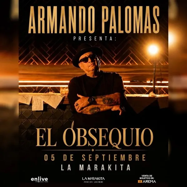 Armando Palomas regresa a CDMX con un concierto íntimo en La Marakita