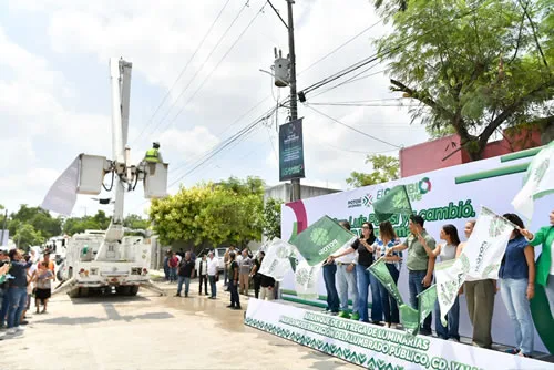 San Luis Potosí invierte en modernización del alumbrado público de Ciudad Valles