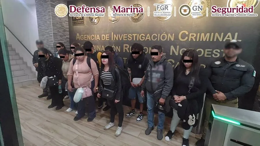 Aseguran 165 kilos de cocaína en el Aeropuerto de Tijuana y detienen a 11 pasajeros