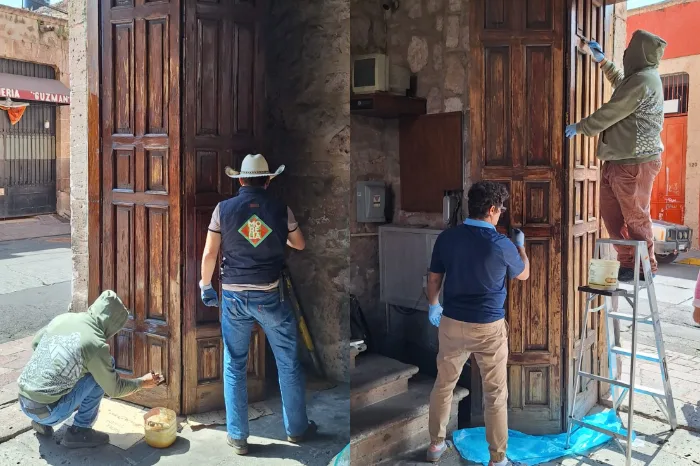 Avanza la segunda fase de restauración de portones históricos en Morelia