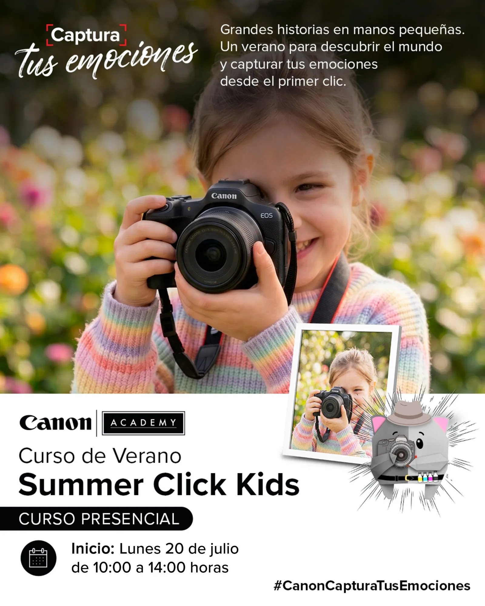 Canon Academy impulsa la creatividad de niños y adolescentes con cursos de fotografía y video en verano