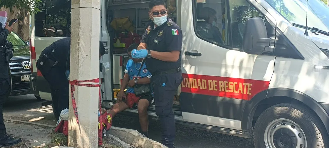 Ciclista resulta herido tras ser atropellado en Pedregales de Tanlum
