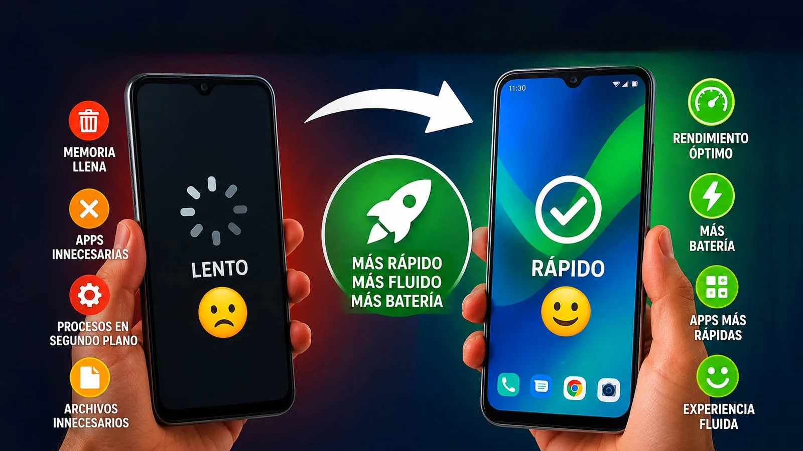 Cómo acelerar un móvil viejo con ajustes simples y eficaces