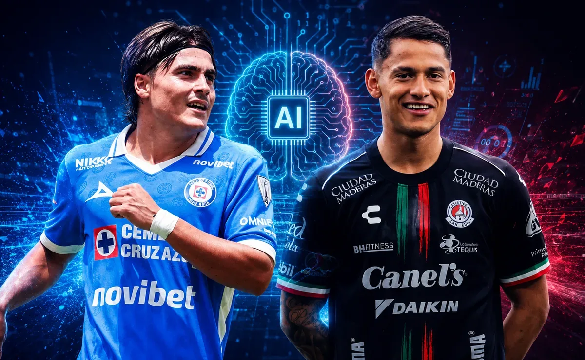 Cruz Azul debutará como favorito frente a Atlético San Luis según predicción de IA