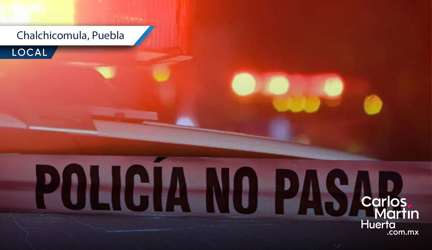 Cuatro hombres en moto atacan a conductor para robarlo en Chalchicomula
