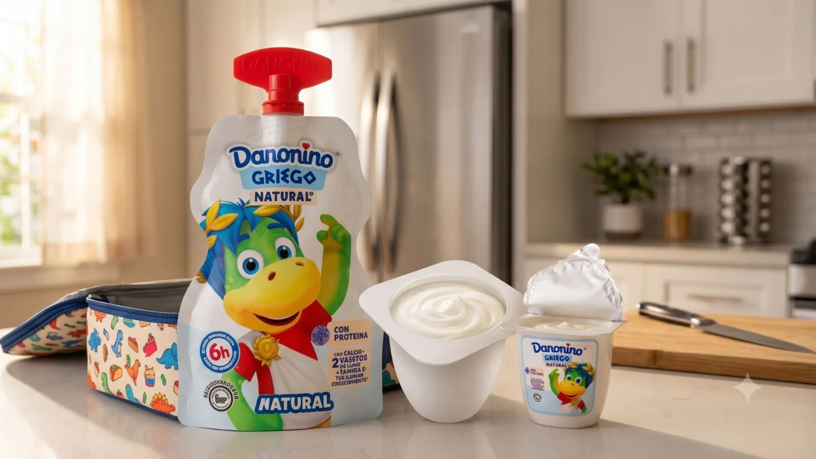 Danonino presenta su yogur griego para niños con proteína natural y sin sellos