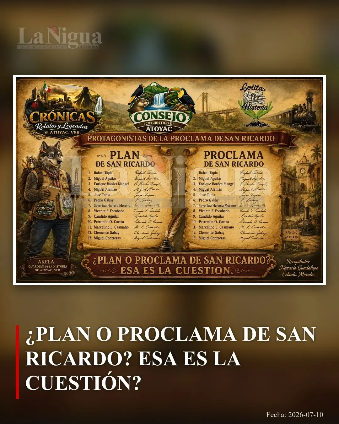 Debate histórico sobre el documento de San Ricardo: ¿plan o proclama?