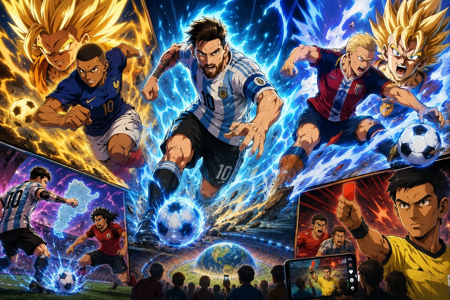 El Mundial 2026 se reimagina como una épica animación de estilo japonés creada con IA